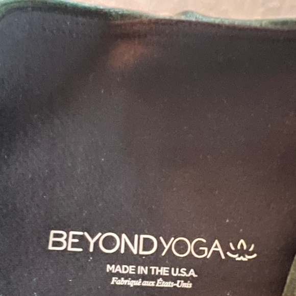 Beyond Yoga High Waisted Midi Legging in Forest Green - Picture 12 of 12